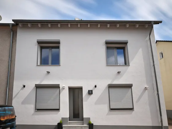 Exterior view of the house on Kirchhofstrasse in Wallerfangen