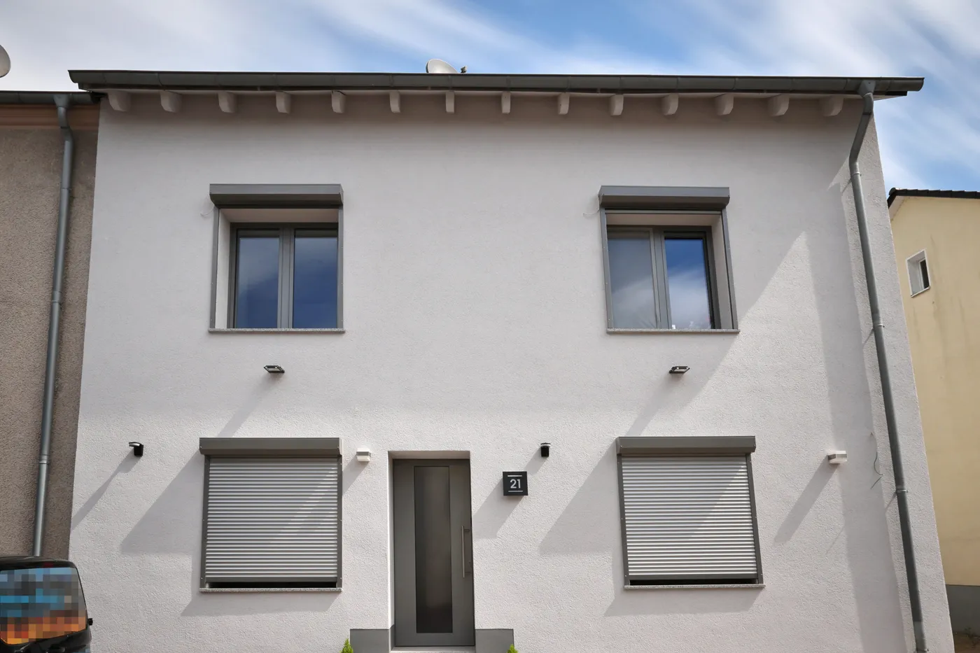 Exterior view of the house in Wallerfangen