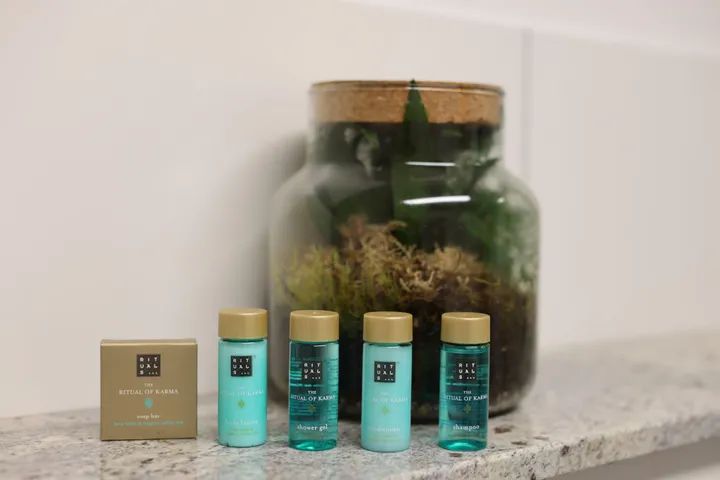 Rituals bathroom amenities provided for guests