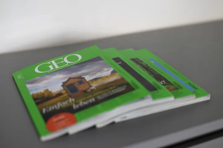 Current magazines to browse in the reading corner